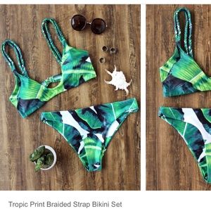 Tropical Print Bikini